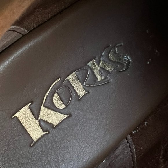 KORKS by KORK-EASE Denoon Burnished Cap Toe Brown Suede Strap Buckle Ankle Boots - Picture 4 of 14